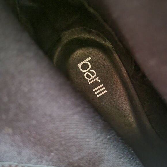 Bar III Brigetp Red Ankle Boots With Studded Trim & Zipper Closure-8M - Picture 10 of 10